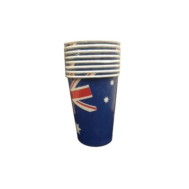 8pk Australia Flag Paper Cups - Everything Party