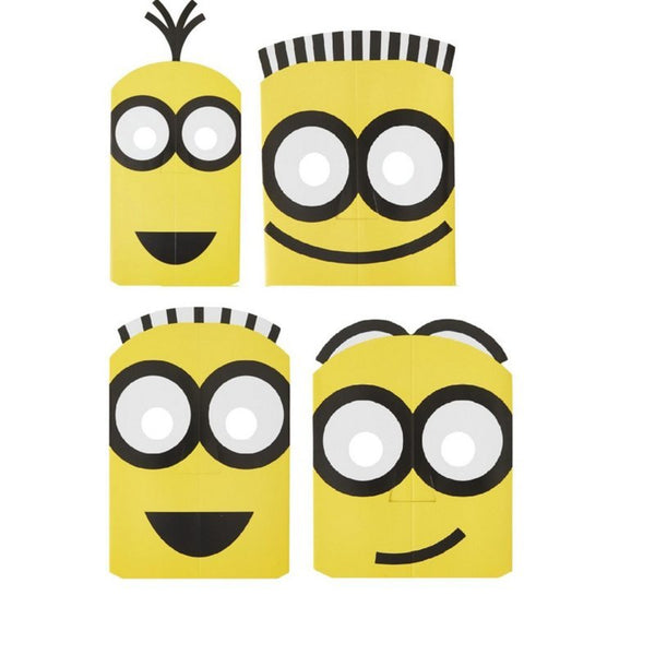 8pk Despicable Me Minion Cardboard Masks - Everything Party