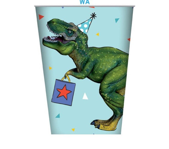 8pk Dinosaur Roar Paper Cups - Everything Party