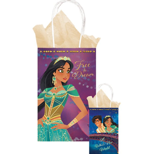 8pk Disney Aladdin Printed Paper Party Bags - Everything Party