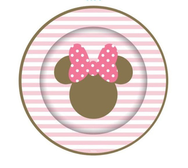 8pk Disney Minnie Mouse Paper Plates - Everything Party