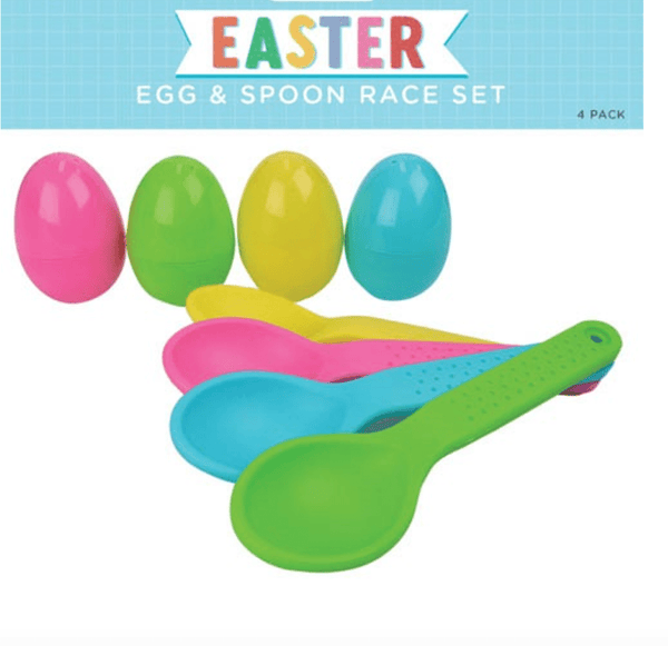 8pk Easter Spoon & Egg Race set - Everything Party