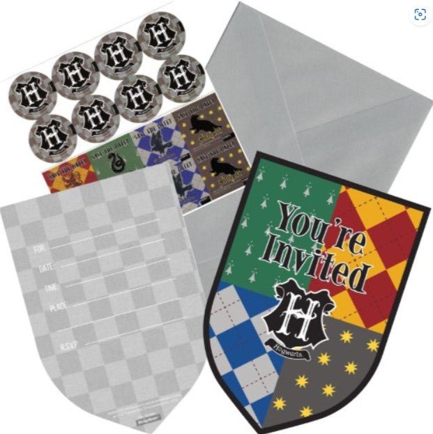 8pk Harry Potter Postcard Party Invitations - Everything Party