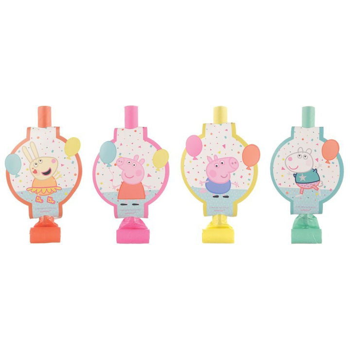 8pk Licensed Peppa Pig Confetti Party Blowouts - Everything Party