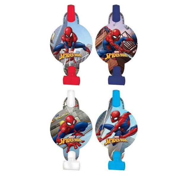 8pk Spiderman Blowouts - Everything Party