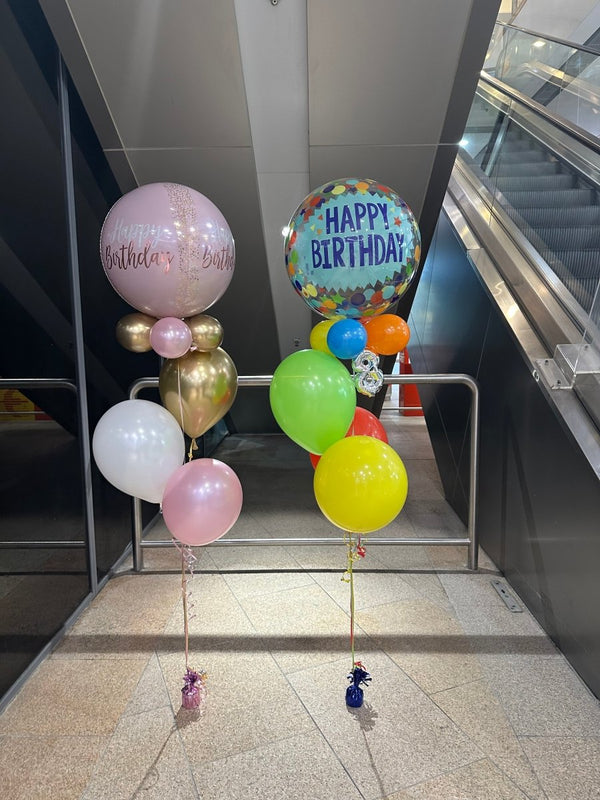 8th Birthday ORBZ Helium Balloon Bouquet - Everything Party