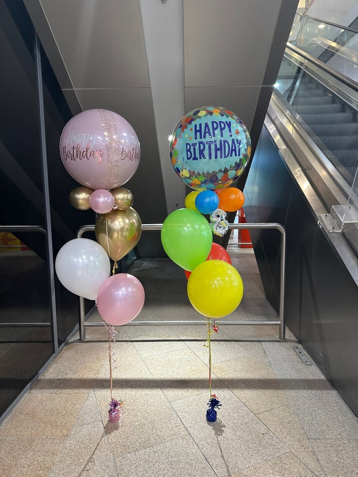 8th Birthday ORBZ Helium Balloon Bouquet - Everything Party