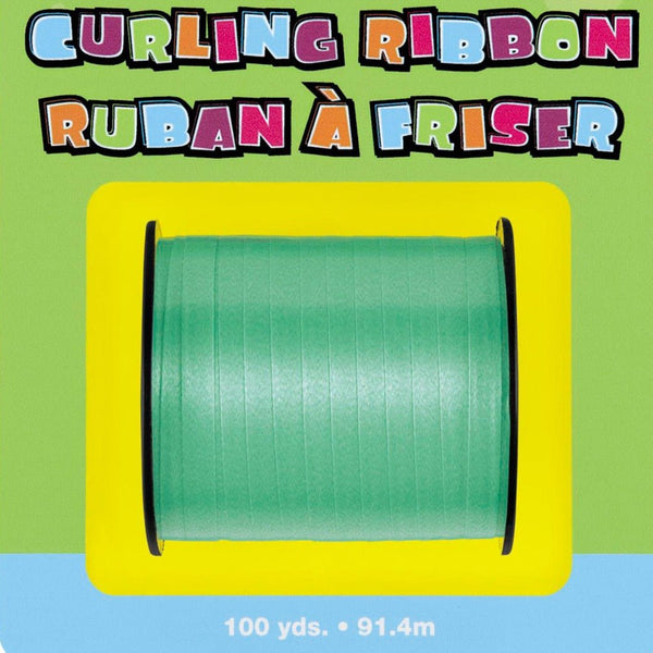 91.4m Curling Ribbon - Green - Everything Party