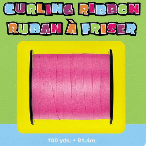 91.4m Curling Ribbon - Hot Pink - Everything Party