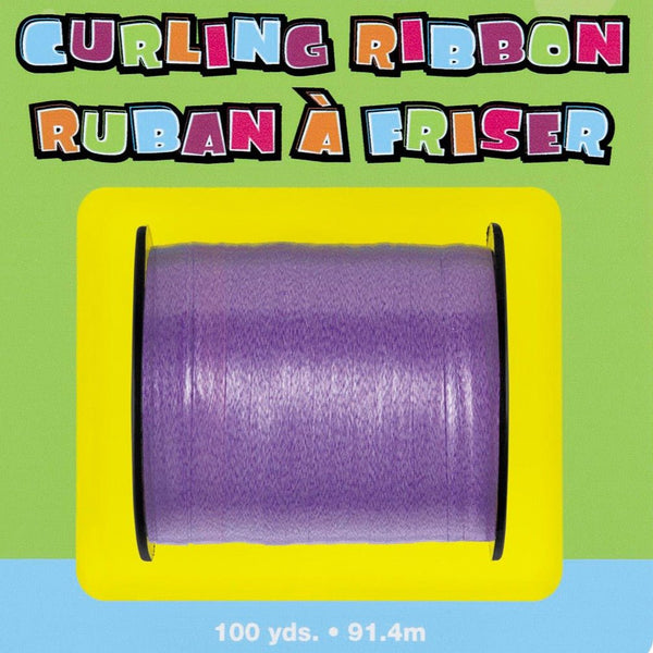 91.4m Curling Ribbon - Purple - Everything Party