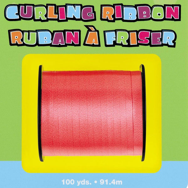 91.4m Curling Ribbon - Red - Everything Party