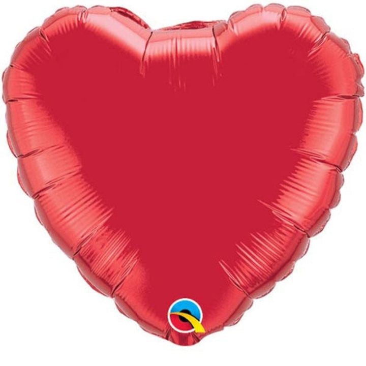 91cm Qualatex Jumbo Red Heart Foil Balloon - Everything Party