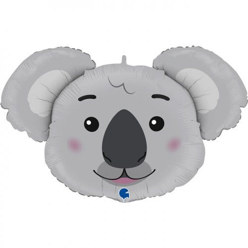 93cm Grabo Koala Head Shape Foil Balloon - Everything Party