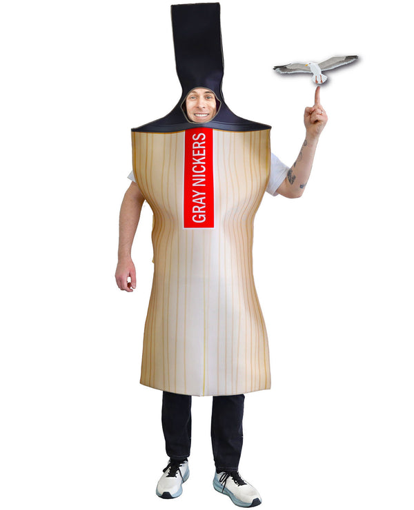 Adult Cricket Bat Costume – Funny Sports Dress-Up | One Size Fits Most