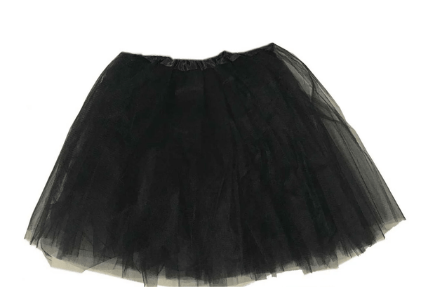 Adult 3 Layers Tulle Tutu - Black - Everything Party