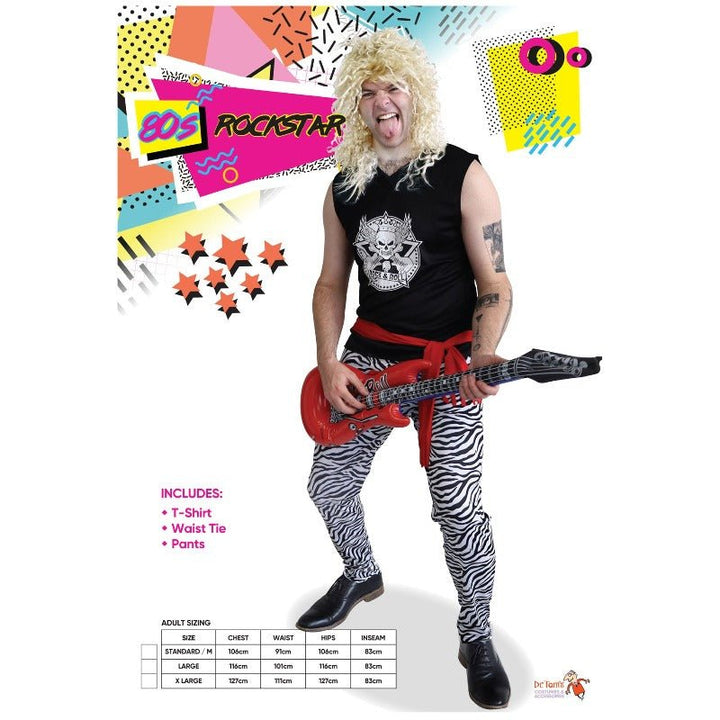 Adult 50s Rock N Roll Rock Star Costume - Everything Party