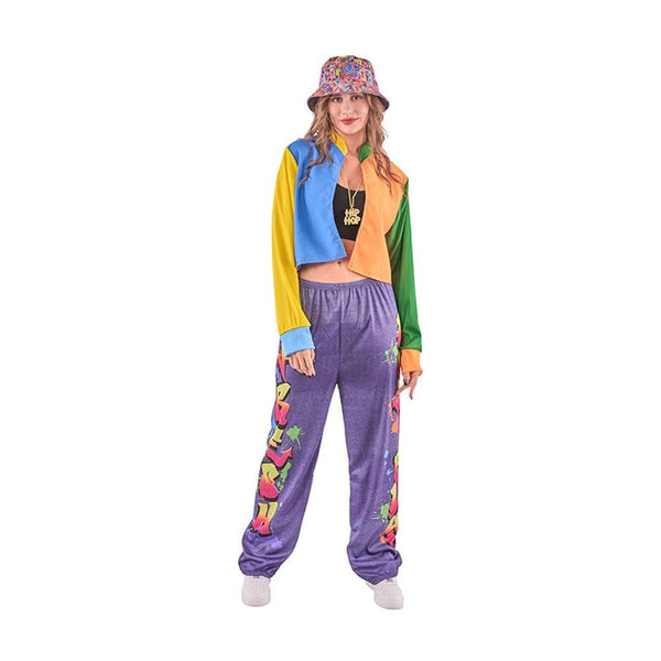 Adult 90s Rapper Style Hip Hop Girl Costume - Everything Party