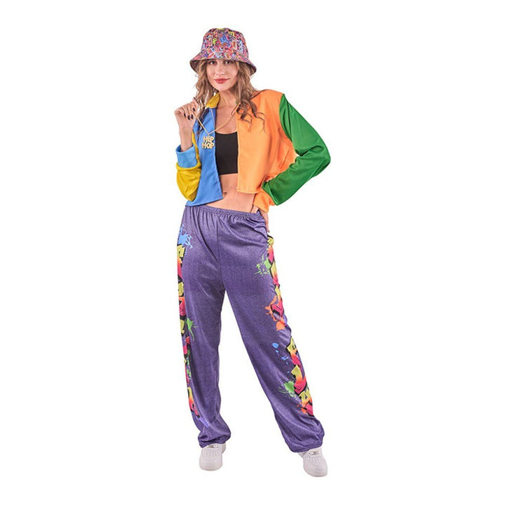 Adult 90s Rapper Style Hip Hop Girl Costume - Everything Party