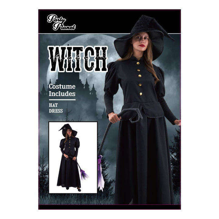 Adult Black Witch Costume - Everything Party