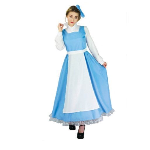 Adult Blue Beauty Girl Costume – Alice in Wonderland Inspired Book Week Costume - Everything Party