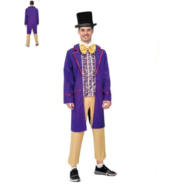 Adult Book Week Fairytale Chocolatier Willy Wonka Costume - Everything Party