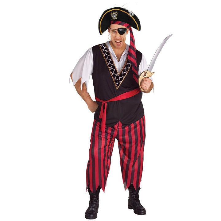 Adult Buccaneer Pirate Man Costume - Everything Party