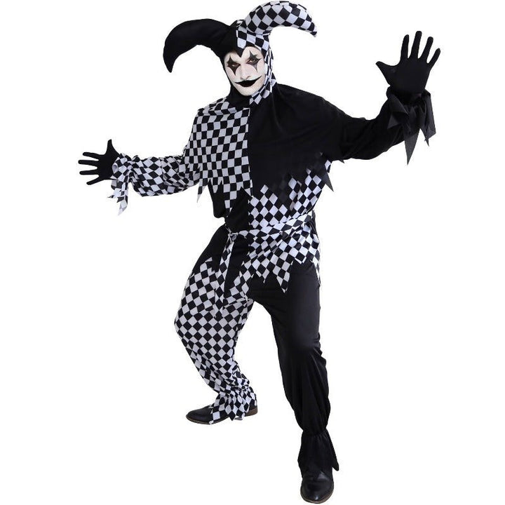 Adult Dark Jester Clown Costume - Everything Party