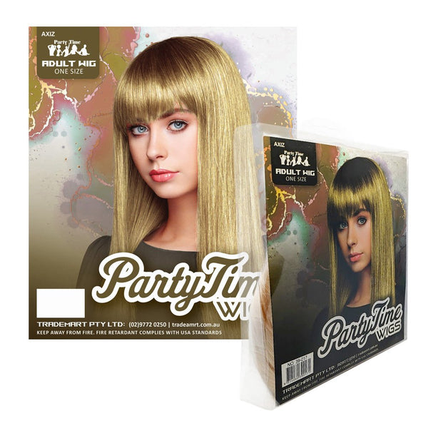 Adult Deluxe Long Blonde Wig with Fringe - Everything Party