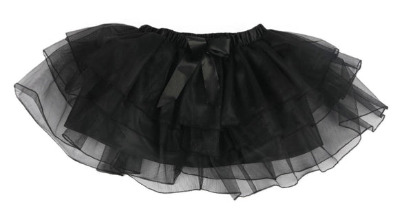 Adult Deluxe Tutu with Soft Tulle - Black - Everything Party