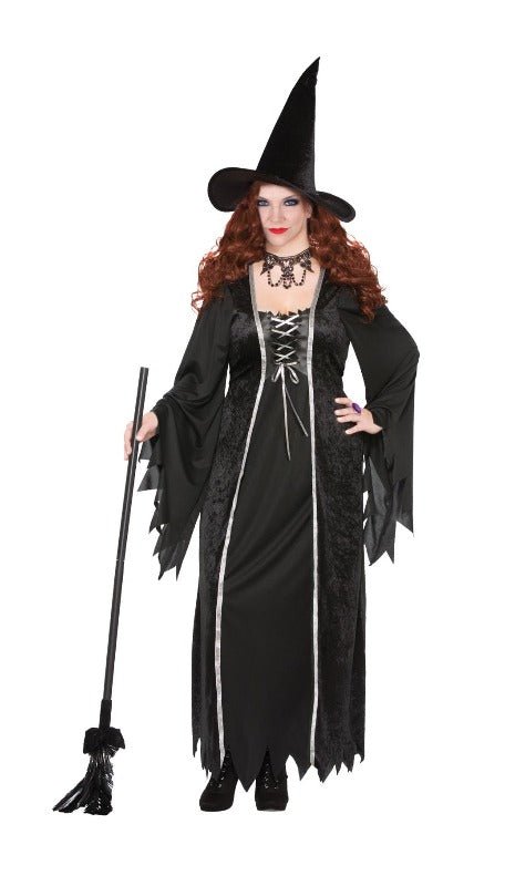 Adult Halloween Magic Dark Witch Costume - Everything Party