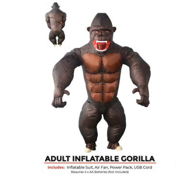 Adult Inflatable Giant Gorilla Costume - Everything Party