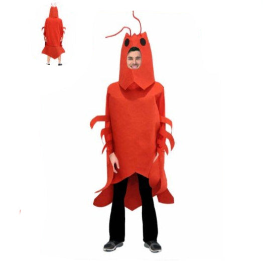 Adult Lobster Costume – Funny Seafood Fancy Dress Outfit - Everything Party