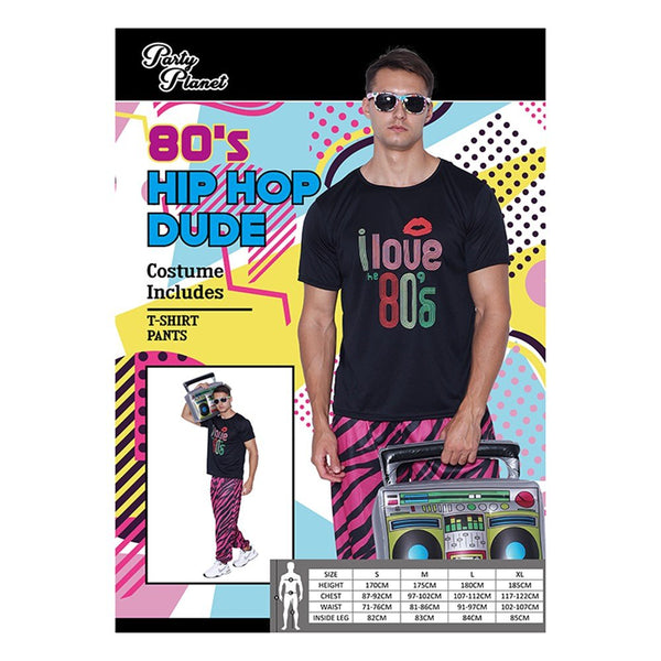 Adult Love 80's Hip Hop Men Costume - Everything Party