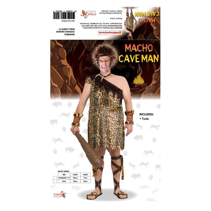 Adult Macho Cave Man Costume - Everything Party