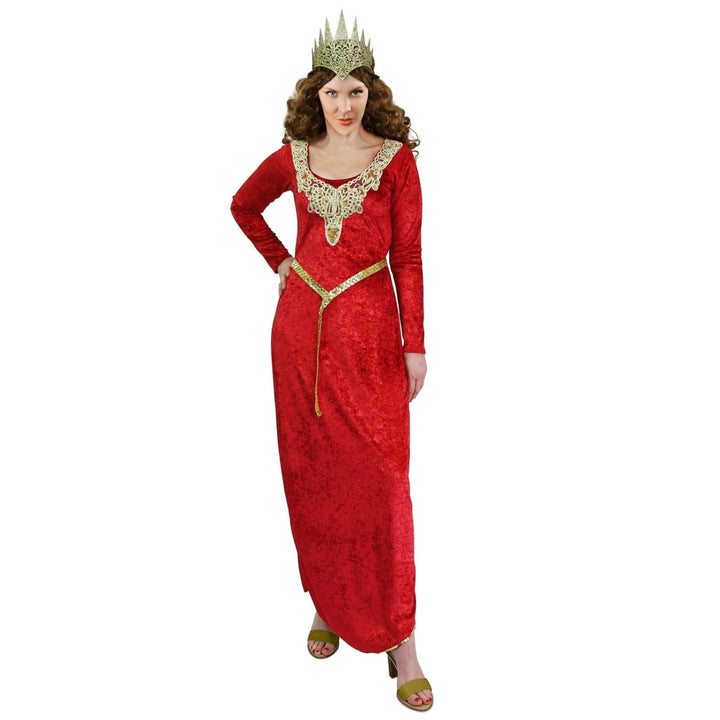 Adult Medieval Queen Costume – Red - Everything Party