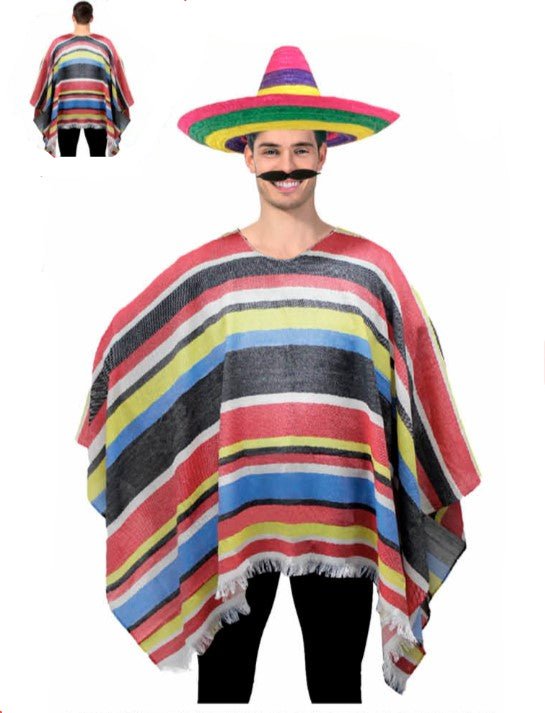 Adult Mexican Poncho - Everything Party