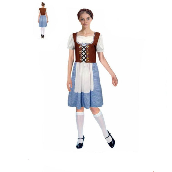 Adult Oktoberfest Beer Girl Costume – Bavarian Dress - Everything Party