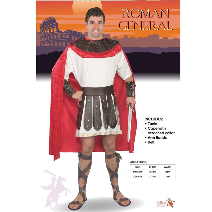 Adult Roman General Soldier Costume - Everything Party