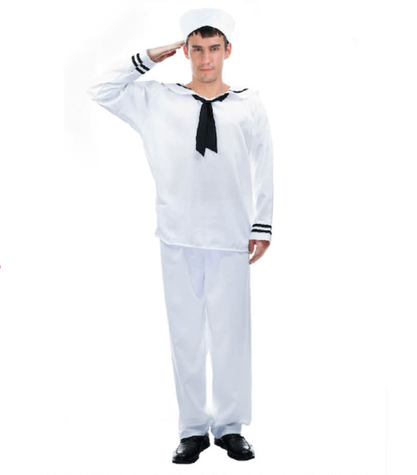 Adult Sailor Costume – Classic Navy Party Outfit - Everything Party