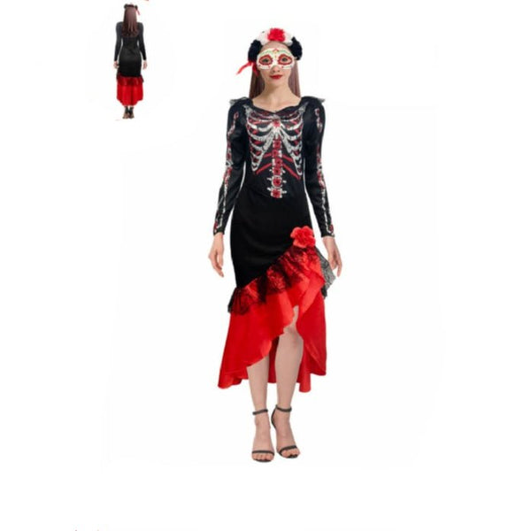 Adult Señora Skeleton Day of the Dead Costume - Everything Party