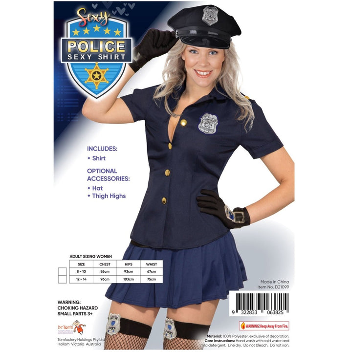 Adult Sexy Police Shirt - Everything Party