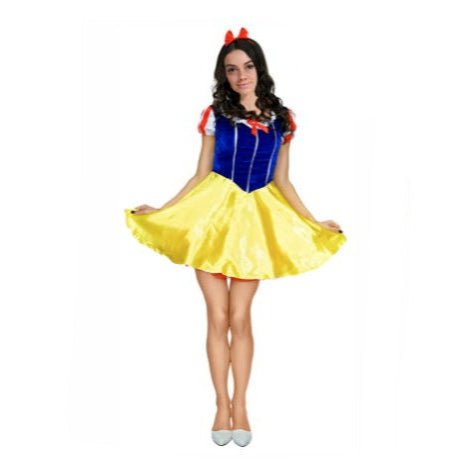 Adult Snow Princess Snow White Style Costume – Fairytale Book Week Dress - Everything Party
