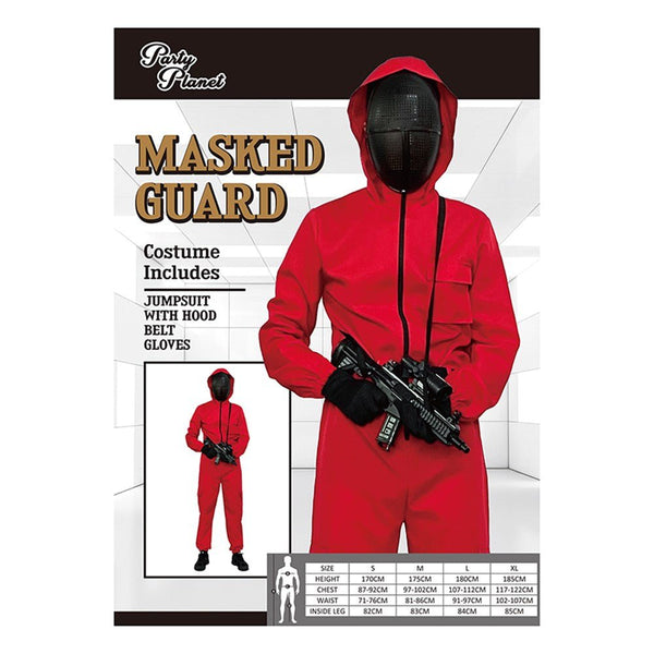 Adult Squid Guard Squid Game Style Costume - No Mask - Everything Party