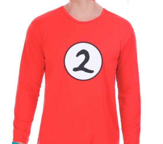 Adult Thing 2 Costume Top – Dr. Seuss Book Week Outfit - Everything Party