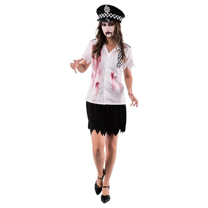 Adult Zombie Police Woman Costume - Everything Party