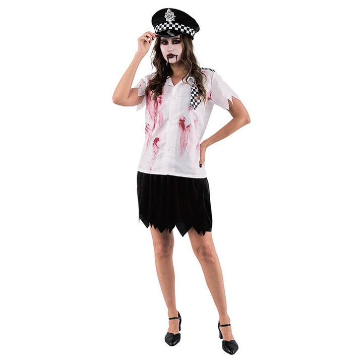 Adult Zombie Police Woman Costume - Everything Party