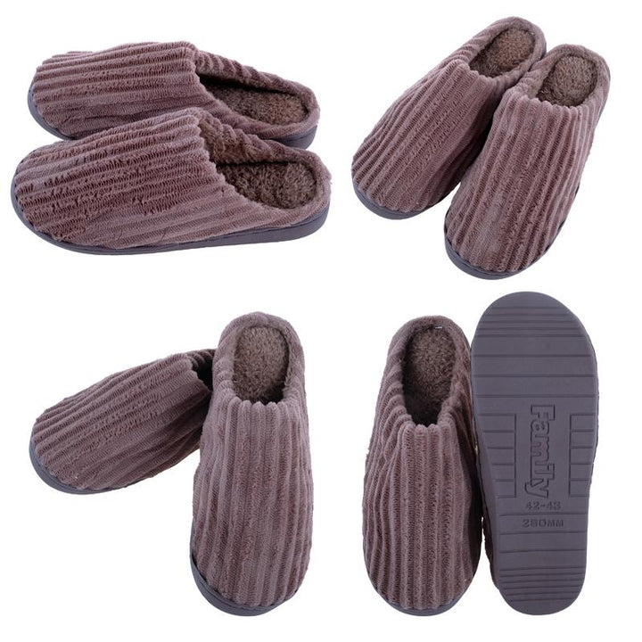 Adults Winter Slippers Slip On Cord - Everything Party