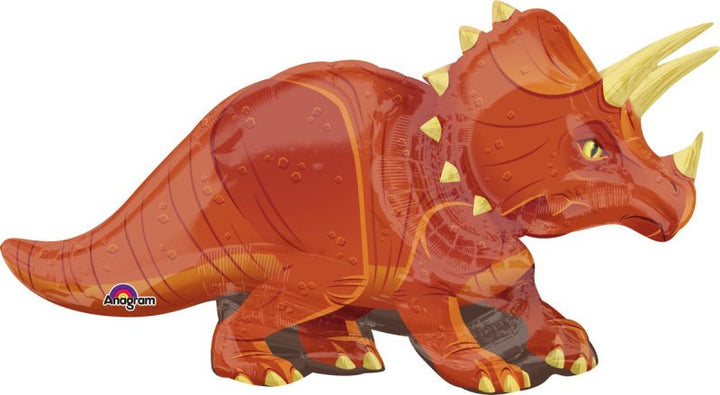 Anagram 35" Triceratops Dinosaur SuperShape Foil Balloon - Everything Party