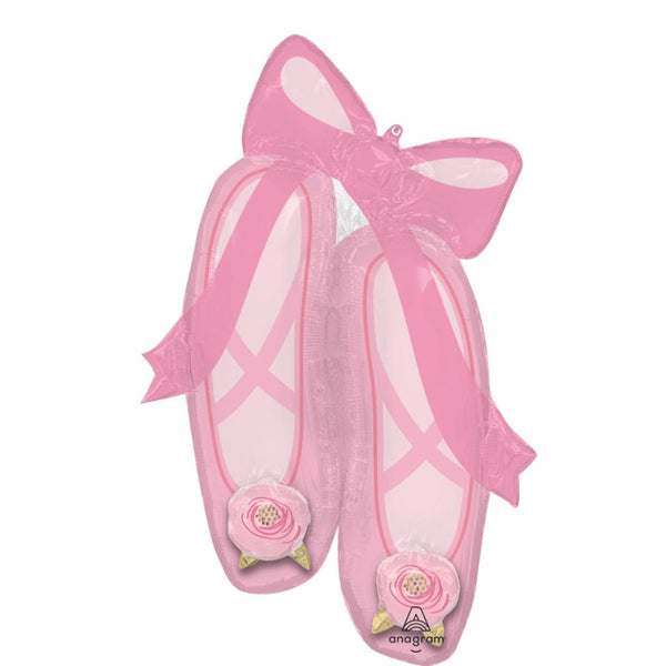 Anagram Ballerina Slippers Foil Balloon – 60 × 101 cm - Everything Party