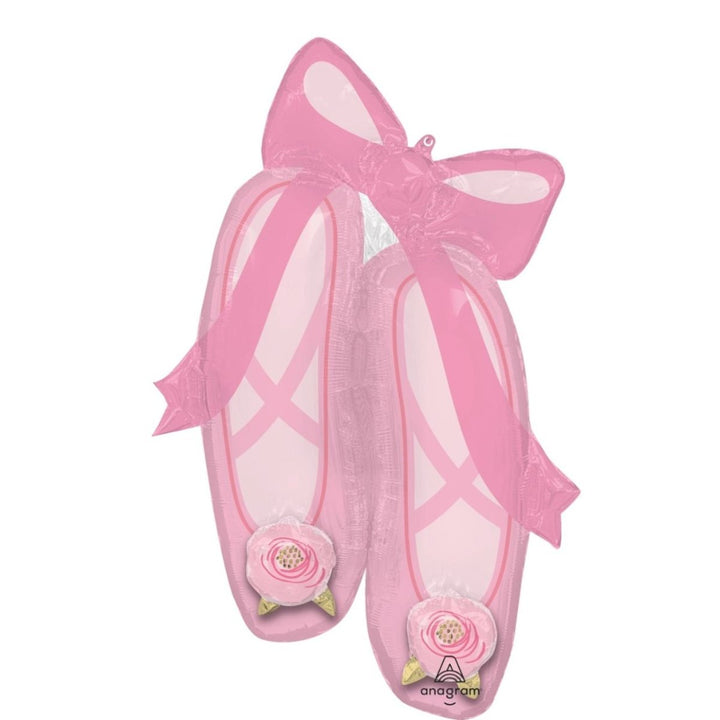 Anagram Ballerina Slippers Foil Balloon – 60 × 101 cm - Everything Party